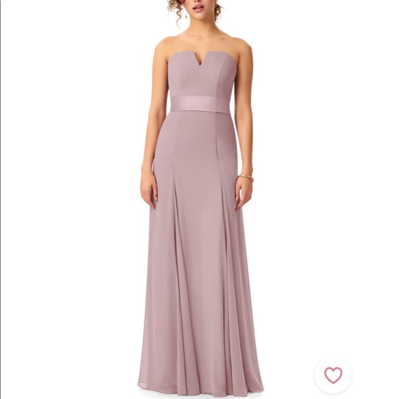 NWT Azazie Cassie Dress Size 2 Dusty Mauve - Picture 1 of 3